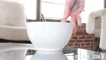 Big natural tits and clear eyes sexy Playboy model Skye Blue