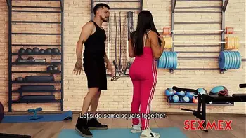 SEXMEX - THE CUCKOLD’S WIFE GOES TO THE GYM . Lina Henao