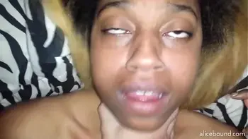 Ebony Babe Hard Orgasm