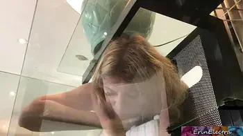 Stepmom gets stuck while sneaking out and fucks stepson to get free - Erin Electra