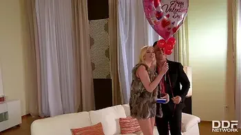 Donna Bell & Chessie Kay get their big round titties splashed with cum