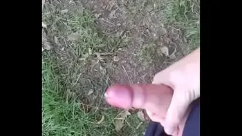 jerk off outdoors