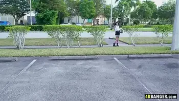 Punk chick assfucked in the Bangbus - Arabelle Raphael