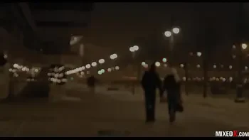 Stepbrother stretching very hard his tight pussy during the night