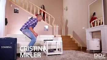 Hardcore fucking at the vacation rental gives Cristina Miller orgasms