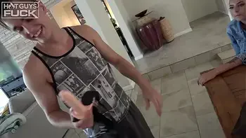 18yo Pegged! Straight Frat Jock Takes Strap On in The Ass