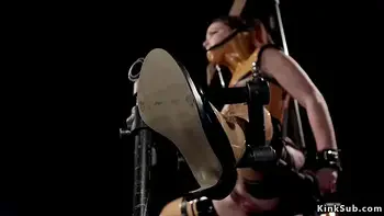 Fantastic slut in hell of device bondage