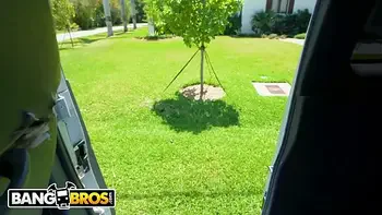 BANGBROS - Maya Bijou Fucks A Bunch Of Random Scrubs On Reverse Bang Bus!