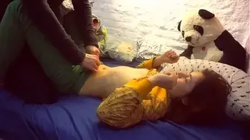 Passionate meeting between friends