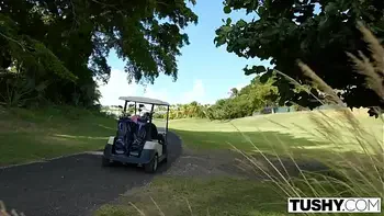 TUSHY Blonde Beauty Gets Her Ass Dominated By A Huge Dick