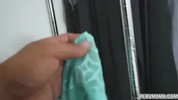 Hot MILF Danica Dillon caught her horny stepson sniffing her undies and let him eat her wet pussy.