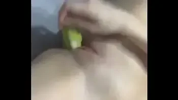 Young polish teen banana masturbation