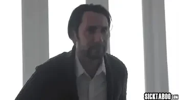 Stepdad banged a sexy android brunette stepdaughter