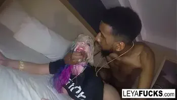 Hooker gets off the snowy streets by anally pleasing her pimp