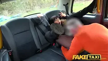 Fake Taxi Busty hot cock hungry cheating girlfriend fucked in cab