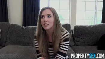 PropertySex - Busty agent with amazing big tits wants honest review