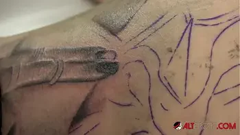 Teen Blonde Jayjay Ink Naked And Inked Up