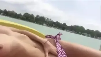 Gina Gerson fucking on the lake