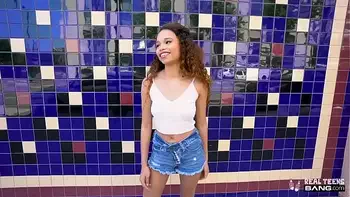 Real Teens - Beautiful Ebony Teen Cecilia Lion Gets Fucked