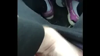 Fingering my girl in the car