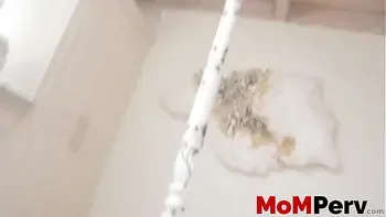 Babe stepmom Jane Doux riding hard after POV blowjob