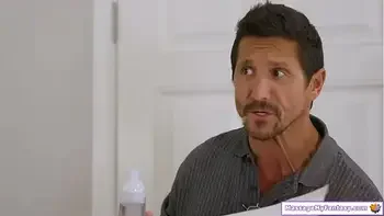 Teen gives her stepdad full nuru massage