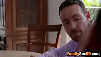 Sneaky stepdad gropes his stepdaughter