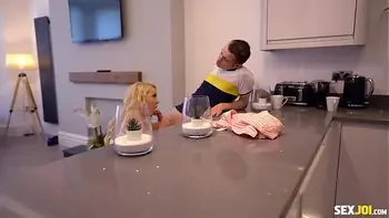 MILF step Mom Seduces & Fucks Friend