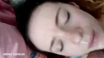 18yo, Screams before cum in mouth, slavic teen