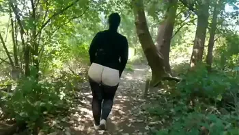 Public Exhibitionist Big Butt