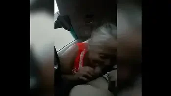 Grandma rose sucking my dick after few shots lol