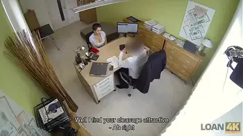 LOAN4K. Babe wants to run her business and gets a loan for sex