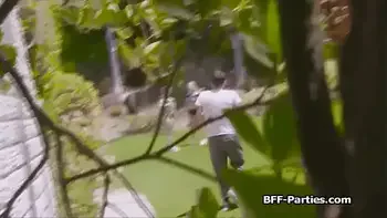 Football babes switching ball for hard dick