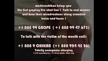 Hot blonde gets groped