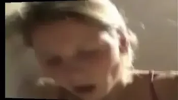 Blonde amateur teen fucks lucky young stud