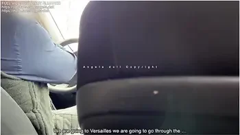 Angela Doll In Stranger Challenge - I Get Fucked By An Uber Driver And Swallow Everything From His Condom