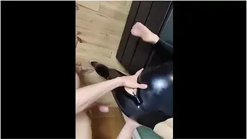 Getting Filled Up In My Latex Leggings