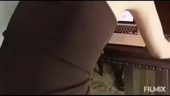 My hot stepmom teaching the computer