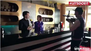 Anike Ekina Stunning German Pornstar Fucks Shy Bartender