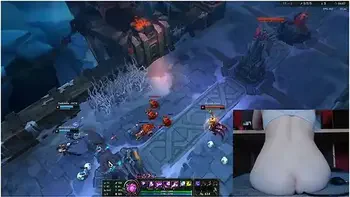 Gamer Girl And Luna Legend - Anal For Every (inflatable Plug) I Almost Cried League Of Legend #7 Luna