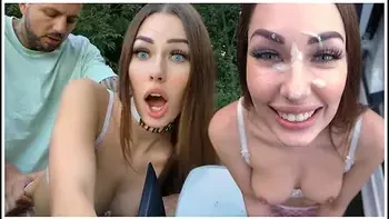 Risky Public Nudity Drive & Doggystyle Sex (i Dont Give A Fuck With Shaiden Rogue