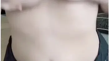 Teasing And Playing With My Huge Natural Boobs