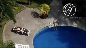 Spying My Sexy Milf Neighbor By The Pool, Fetish