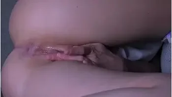 Slut Laying On Side And Masturbating