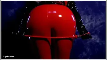 Hot Sexy Fetish Model Arya Grander In Pvc