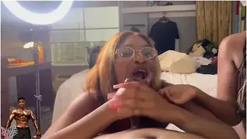 Best Friends Have A Dick Sucking Contest And Use Their Boy Friends To Judge