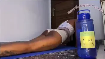 Million Views Freak Workout Session Turns Golden Shower