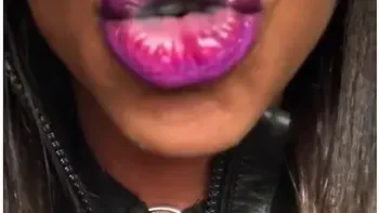 Sugar Baby - Asmr - Sucking Licking Moaning - Leather Jacket - Ebonylovers