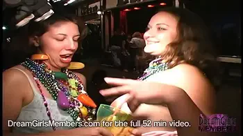 Lots Of Big Tits & Pretty Pussy Bared At Swinger Street Party