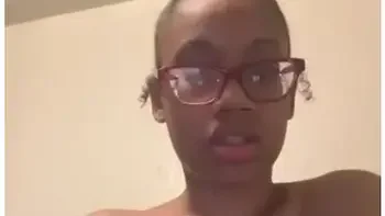 Cute Light Skin Ebony Giving Joi